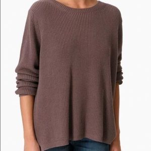 Chocolate Emma Shaker Sweater